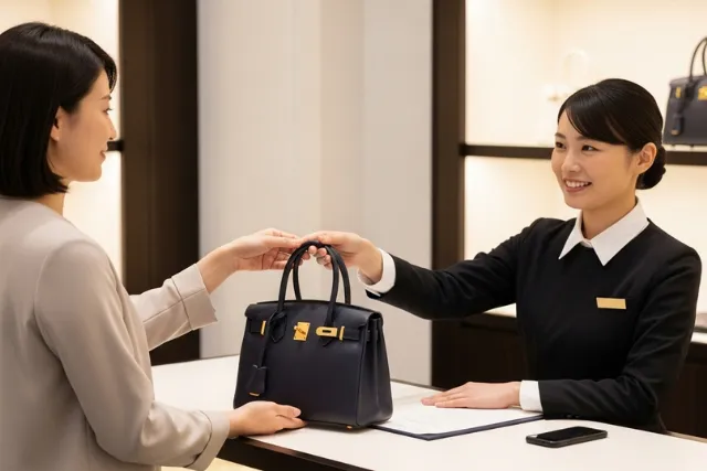 バーキンの修理料金,直営店での値段は？