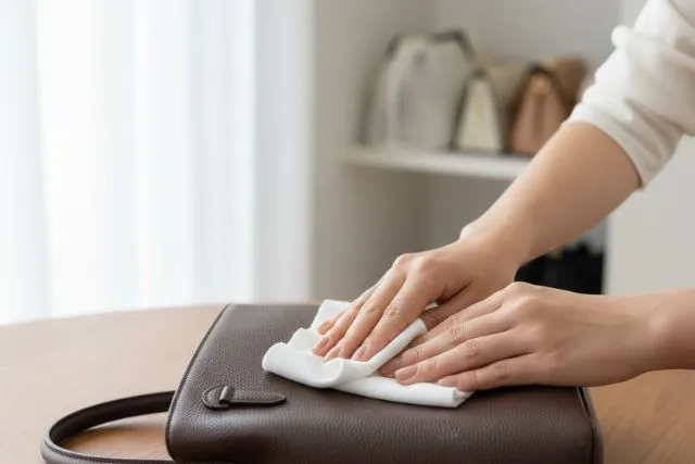 革バッグが白くなる原因は？